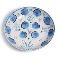 Carolina Irving and Daughters Dinnerware|Blue Flower Serving Bowl