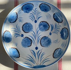Carolina Irving and Daughters Dinnerware|Blue Flower Serving Bowl