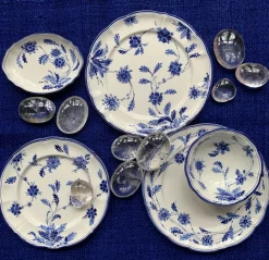 Laboratorio Paravicini Dinnerware|Blue Flowers Dinner Plate