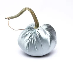Hot Skwash Living|Décor|Blue Ice Silk Velvet Pumpkin