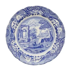 Spode Dinnerware|Blue Italian Dinner Plates, Set of 4