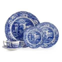 Spode Dinnerware|Blue Italian 5-Piece Place Setting