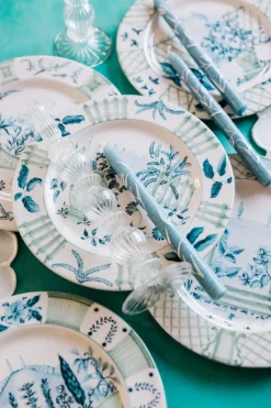 Laboratorio Paravicini Dinnerware|Blue Italian Views Plates Collection, Set of 6