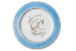 Laboratorio Paravicini Dinnerware|Blue Monkey Dessert Plates, Set of 6