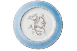 Laboratorio Paravicini Dinnerware|Blue Monkey Dinner Plates, Set of 6