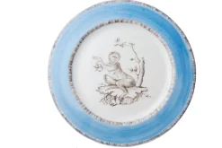 Laboratorio Paravicini Dinnerware|Blue Monkey Dinner Plates, Set of 6