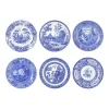 Spode Dinnerware|Blue Room Assorted Georgian Plates, Set of 6