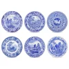 Spode Dinnerware|Blue Room Assorted Traditions Plates, Set of 6