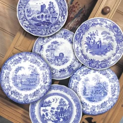 Spode Dinnerware|Blue Room Assorted Traditions Plates, Set of 6