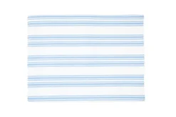 TriChi Design Place Settings & Linens|Blue Stripe Cotton Tablecloth