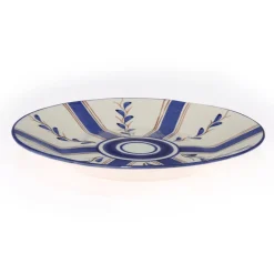 Carolina Irving and Daughters Dinnerware|Blue Stripe Dessert Plate