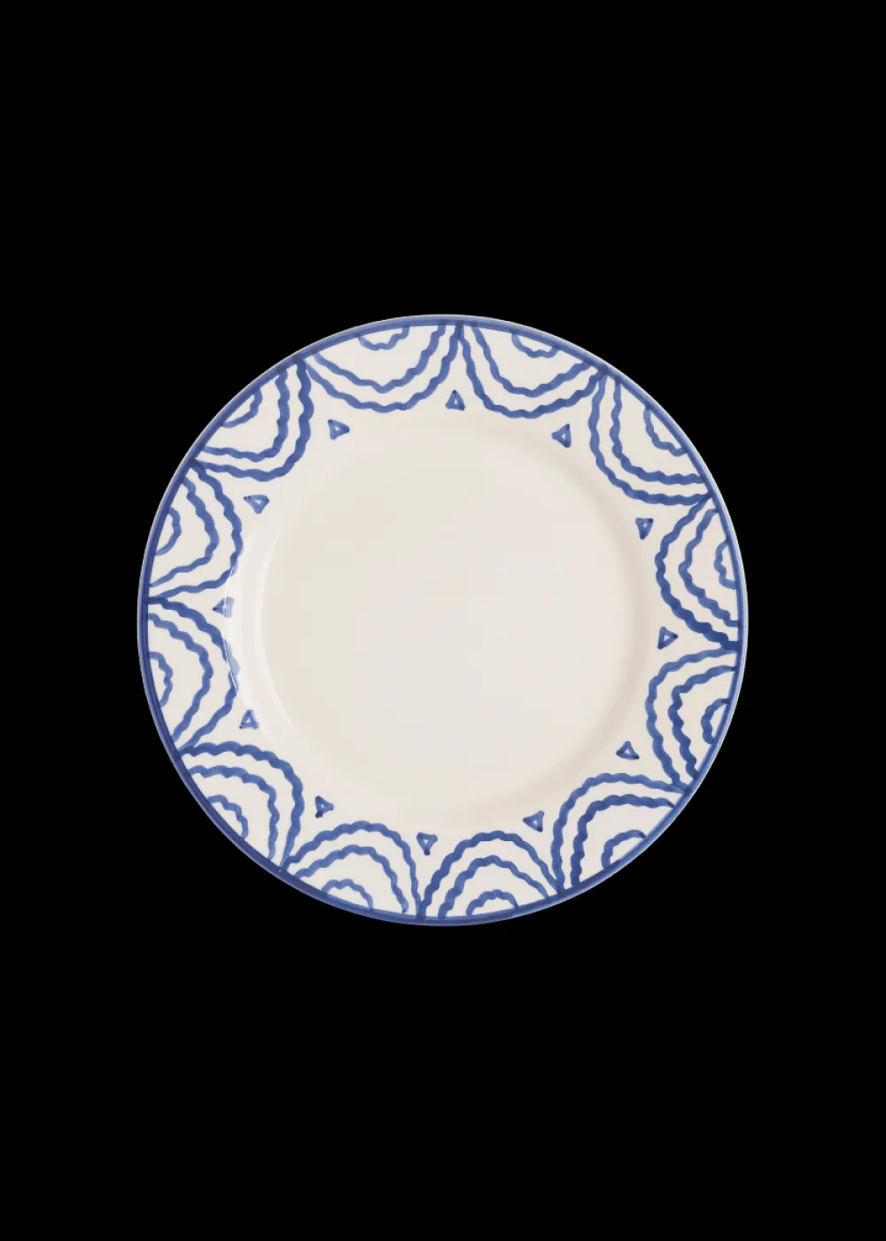 Late Afternoon Dinnerware|Blue Tabla Side Plate