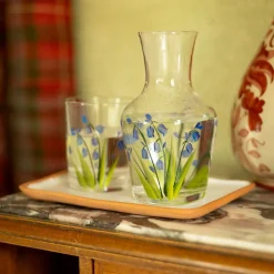 Petra Palumbo Glassware|Bluebell Carafe And Tumbler