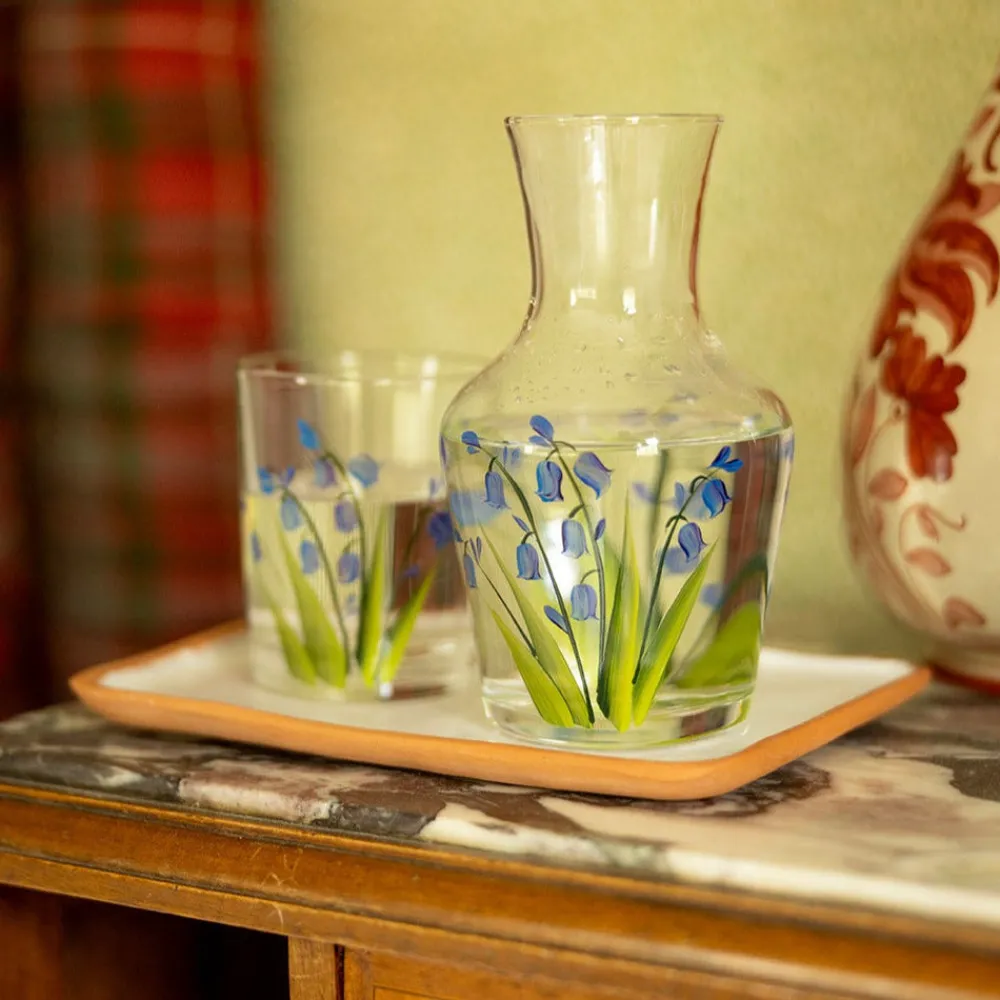 Petra Palumbo Glassware|Bluebell Carafe And Tumbler