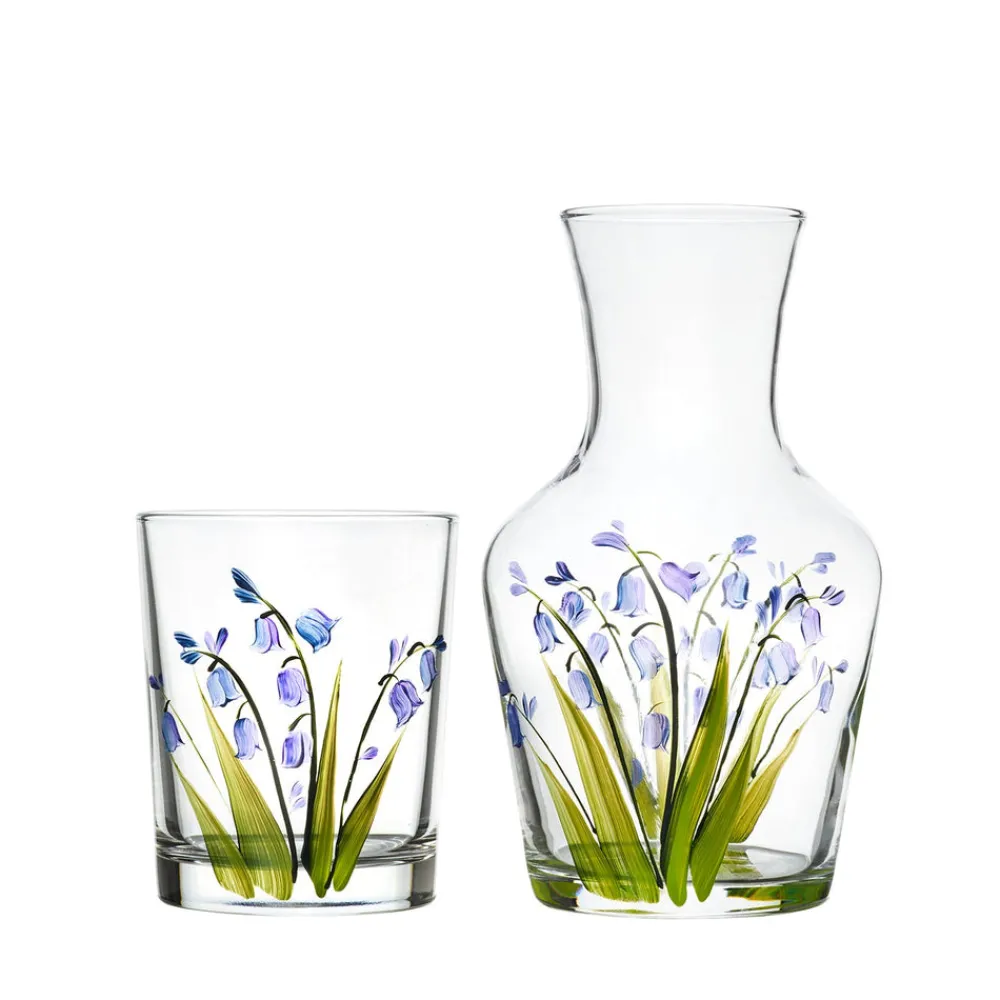 Petra Palumbo Glassware|Bluebell Carafe And Tumbler