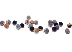 Hot Skwash Living|Décor|Blues Acorns, Set of 24
