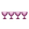 Villeroy & Boch Glassware|Boston Berry Champagne / Dessert Bowl in Berry, Set of 4
