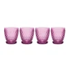 Villeroy & Boch Glassware|Boston Berry DOF / Tumbler in Berry, Set of 4