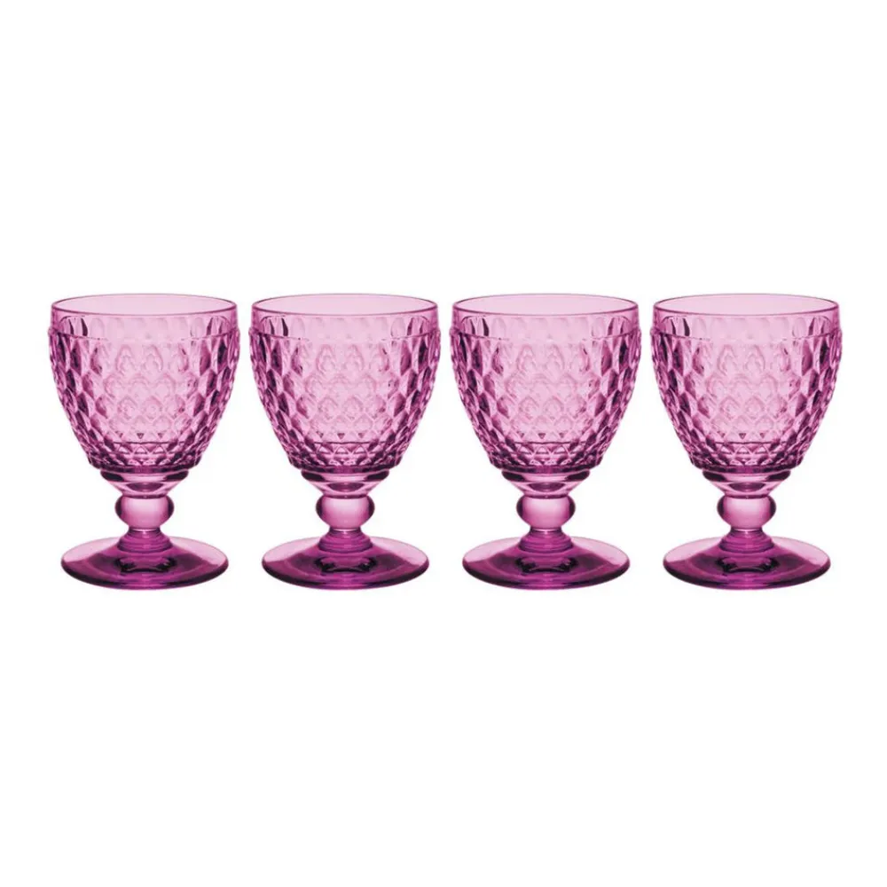 Villeroy & Boch Glassware|Boston Berry Red Wine in Berry, Set of 4