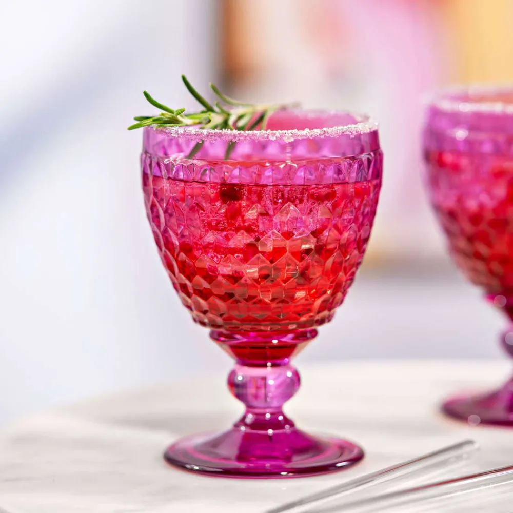 Villeroy & Boch Glassware|Boston Berry Red Wine in Berry, Set of 4