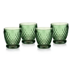 Villeroy & Boch Glassware|Boston Colored DOF / Tumbler in Green, Set of 4