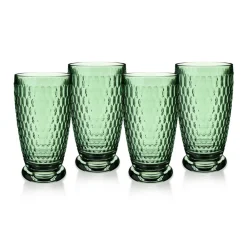 Villeroy & Boch Glassware|Boston Colored Highball / Tumbler in Green, Set of 4
