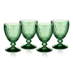 Villeroy & Boch Glassware|Boston Colored Red Wine in Green, Set of 4