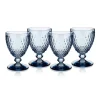 Villeroy & Boch Glassware|Boston Colored Red Wine in Blue, Set of 4