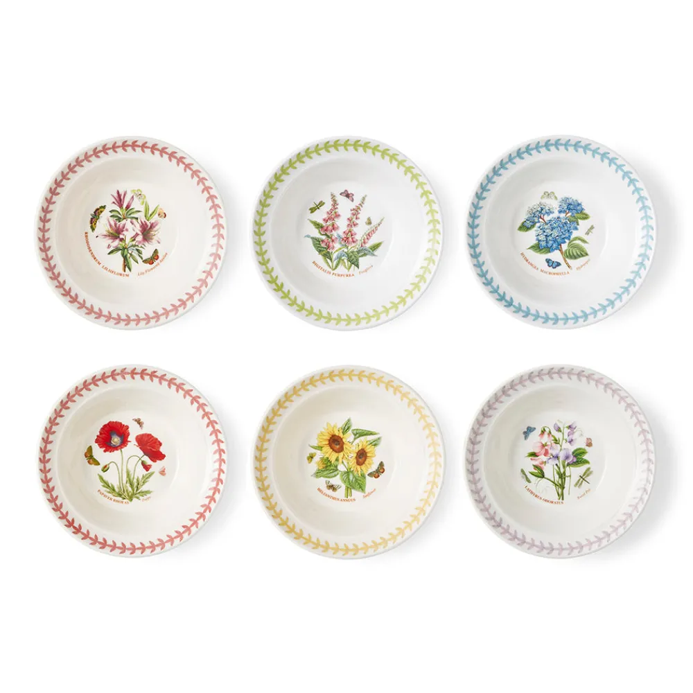 Portmeirion Dinnerware|Botanic Garden Meadow Oatmeal Bowls, Set of 6