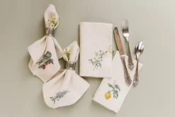 Nadia & Co Place Settings & Linens|Botanique Serviettes, Set of 4