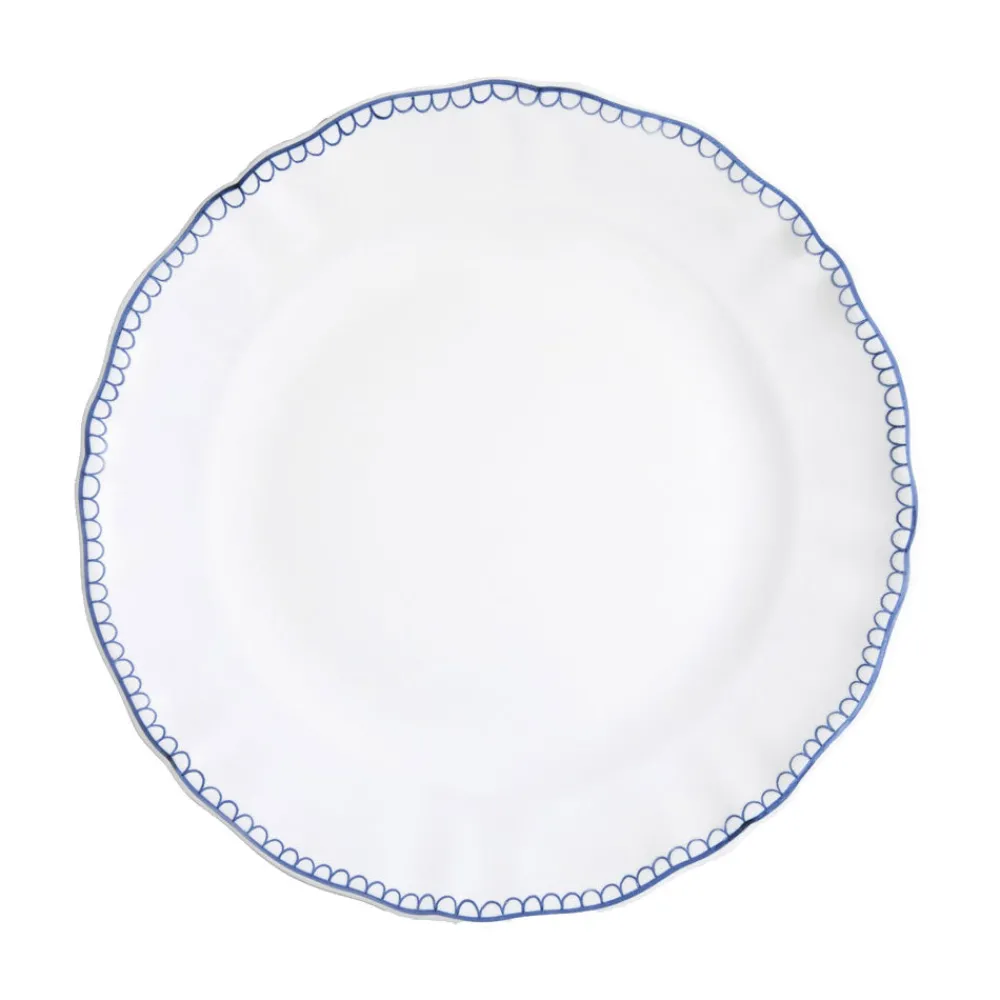 Z.d.G. Dinnerware|Bouclette Salad Plate in Bleu Egyptien