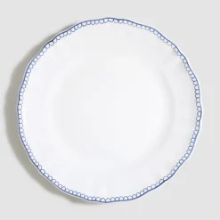 Z.d.G. Dinnerware|Bouclette Salad Plate in Bleu Egyptien