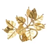 Kim Seybert Place Settings & Linens|Bougainvillea Napkin Ring in Gold, Set of 4