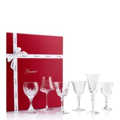 Baccarat Glassware|Box of Wine, Set of 6 Glasses