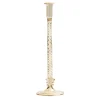 Kim Seybert Candles|Braid Candle Holder in Champagne