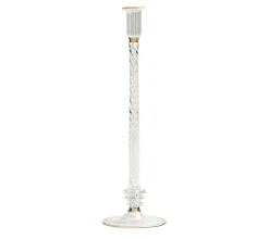 Kim Seybert Candles|Braid Candle Holder in Clear