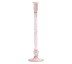 Kim Seybert Candles|Braid Candle Holder in Pink