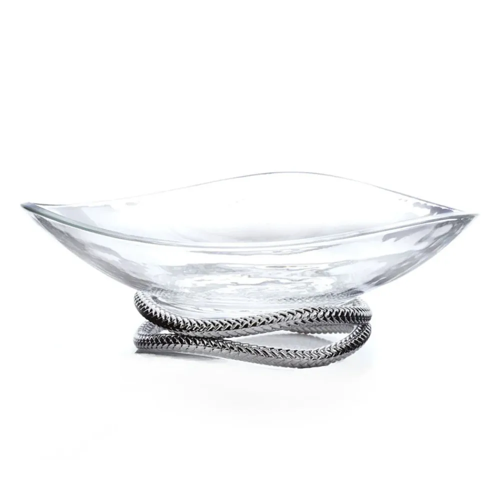Nambe Dinnerware|Braid Centerpiece Bowl