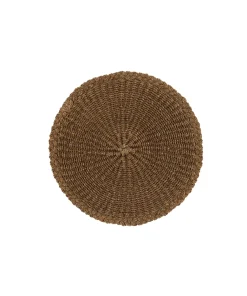 Rebecca Udall Place Settings & Linens|Braided Abaca Placemat in Chocolate