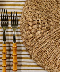 Rebecca Udall Place Settings & Linens|Braided Abaca Placemat in Natural