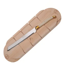 Jean Dubost Laguiole Dinnerware|Bread Knife with Baguette Board