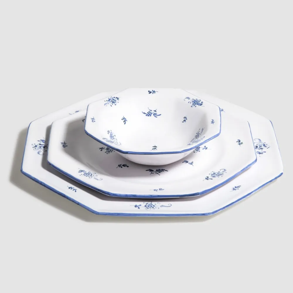 Z.d.G. Dinnerware|Brindille Bowl, Bleu Moustiers