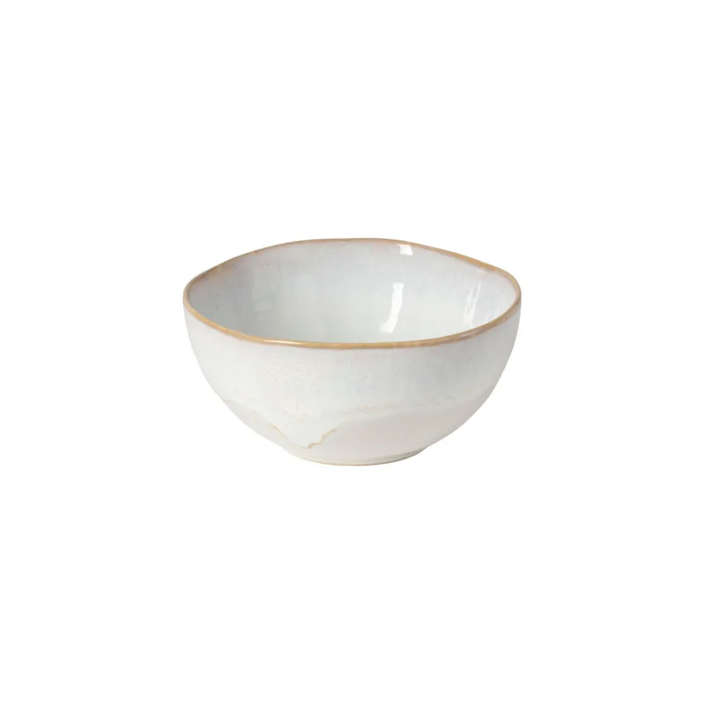 Costa Nova Dinnerware|Brisa Collection Cereal Bowls in Salt, Set of 6