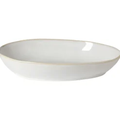 Costa Nova Dinnerware|Brisa Collection Oval Baker 14" in Branca