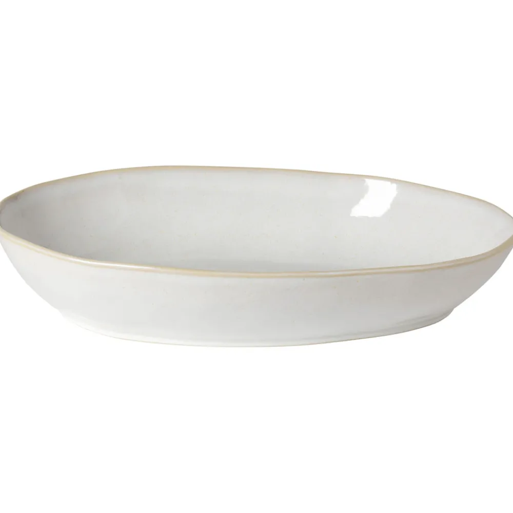 Costa Nova Dinnerware|Brisa Collection Oval Baker 14" in Branca