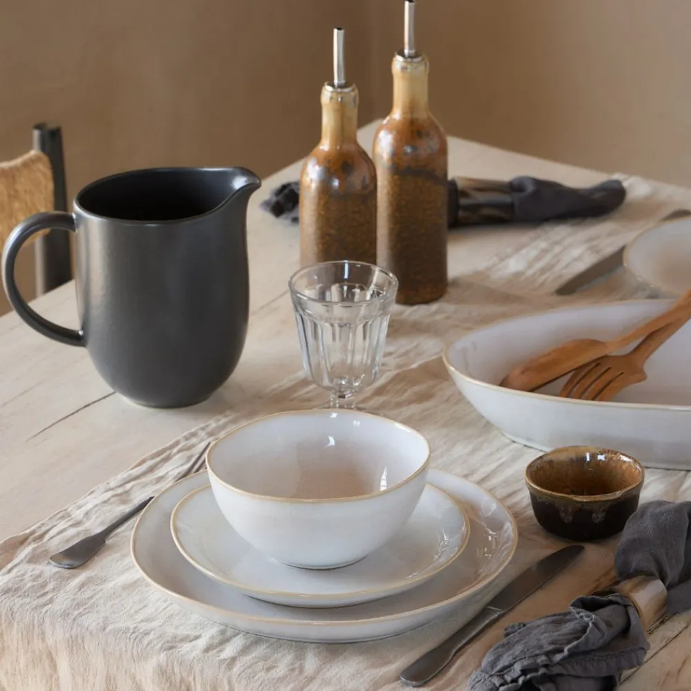 Costa Nova Dinnerware|Brisa Collection Oval Baker 14" in Branca