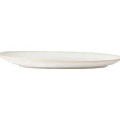 Costa Nova Dinnerware|Brisa Collection Oval Platter 16" in Branca