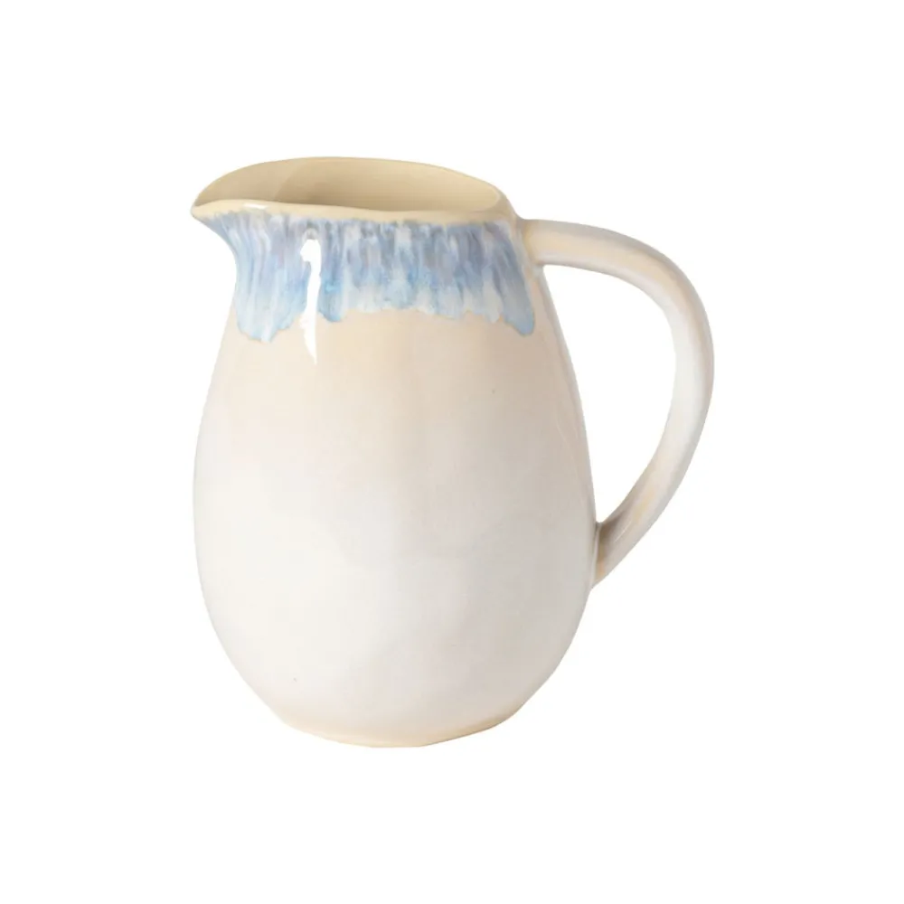 Costa Nova Glassware|Brisa Collection Pitcher 60 oz. in Ria Blue
