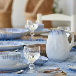 Costa Nova Glassware|Brisa Collection Pitcher 60 oz. in Ria Blue