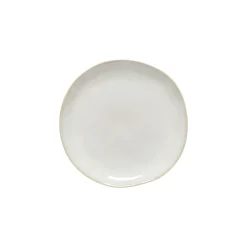 Costa Nova Dinnerware|Brisa Collection Salad Plates in Branca, Set of 6